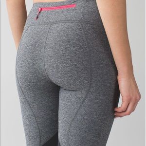 LULULEMON Pace Rival Heathered Grey  Boom Juice 12